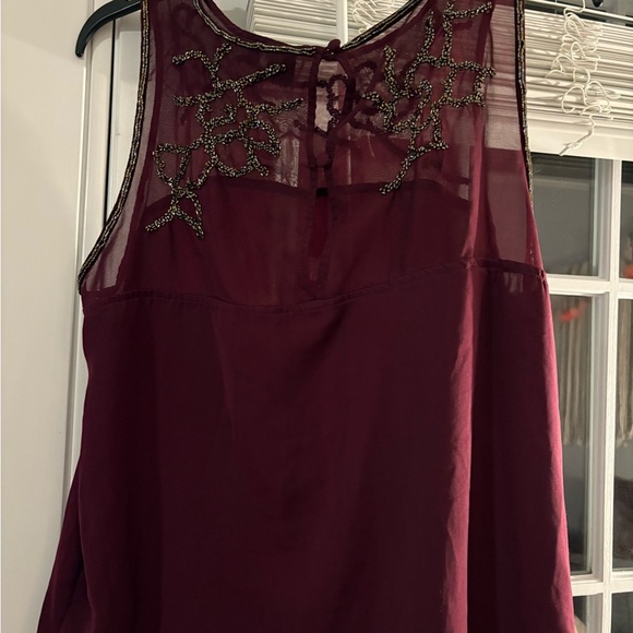 Twik Deep Purple Embellished Top - Picture 3 of 6